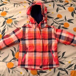 Plaid Hooded Jacket for Kids